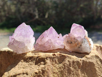 Natural Amethyst Spirit Quartz Crystals x 20 From Boekenhouthoek, South Africa - Toprock Gemstones and Minerals