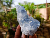 Natural Blue Celestite Specimens x 3 From Sakoany, Madagascar - Toprock Gemstones and Minerals