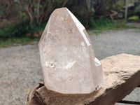 Polished Large Clear Window Quartz Crystal x 1 From Akansobe, Madagascar - Toprock Gemstones and Minerals