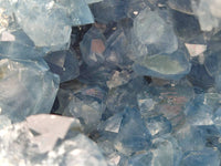 Natural Blue Celestite Geode Specimen x 1 From Sakoany, - Toprock Gemstones and Minerals