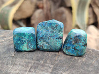 Polished Shattuckite Free Forms x 35 From Congo - Toprock Gemstones and Minerals