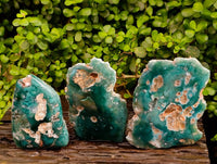 Polished On One Side Mtorolite Plates x 3 From Mutorashanga, Zimbabwe - Toprock Gemstones and Minerals