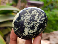 Polished Leopard Stone Palm Stones x 6 From Zimbabwe - Toprock Gemstones and Minerals