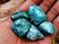Polished Malacolla Free Forms x 35 From Kulukuluku Mine, Congo - Toprock Gemstones and Minerals