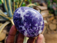 Polished Lepidolite Free Forms x 12 From Zimbabwe - Toprock Gemstones and Minerals