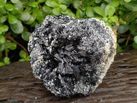 Natural Schorl Black Tourmaline with Orthoclase x 1 From Erongo, Namibia - Toprock Gemstones and Minerals