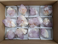 Natural Mix Of Amethyst Spirit Quartz Clusters x 12 From Boekenhouthoek, South Africa - Toprock Gemstones and Minerals