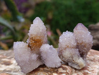 Natural Amethyst Spirit Quartz Crystals x 35 From Boekenhouthoek, South Africa - Toprock Gemstones and Minerals