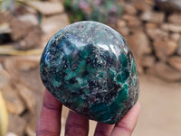 Polished Emerald Mica 'Mutokolite' Standing Free Forms x 4 From Mutoko, Zimbabwe - Toprock Gemstones and Minerals