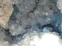Natural Blue Celestite Geode Specimen x 1 From Sakoany, Madagascar - Toprock Gemstones and Minerals