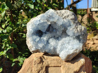 Natural Blue Celestite Geode Specimen x 1 From Sakoany, Madagascar - Toprock Gemstones and Minerals