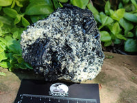 Natural Schorl Black Tourmaline with Mica x 2 From Erongo, Namibia - Toprock Gemstones and Minerals