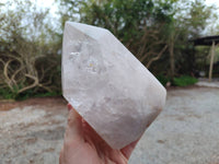 Polished Window Clear Quartz Crystal With Inclusions x 1 From Madagascar - Toprock Gemstones and Minerals