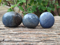 Polished Lazulite Galets x 20 From Madagascar - Toprock Gemstones and Minerals