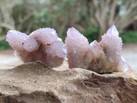 Natural Amethyst Spirit Quartz Clusters x 20 From Boekenhouthoek, South Africa - Toprock Gemstones and Minerals