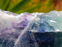 Polished On One Side Watermelon Fluorite Slices x 2 From Uis, Namibia - Toprock Gemstones and Minerals