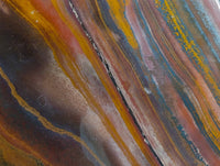 Polished XXL Banded Iron Stone Standing Free Form x 1 From South Africa - Toprock Gemstones and Minerals