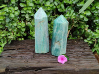 Polished Amazonite Towers x 2 From Madagascar - Toprock Gemstones and Minerals