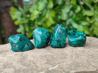 Polished Dioptase Free Forms x 26 From Likasi, Congo - Toprock Gemstones and Minerals