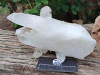 Natural Malagasy Quartz Crystal Clusters x 2 From Madagascar - Toprock Gemstones and Minerals