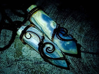 Hand Made Blue Lace Agate Copper Wire Wrapped Stone Pendants -Sold Per Item- From South Africa - Toprock Gemstones and Minerals