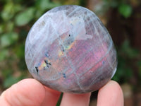 Polished Purple Flash Labradorite Galets x 12 From Tulear, Madagascar - Toprock Gemstones and Minerals