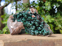 Natural Silky Ball Malachite On Dolomite Specimen x 1 From Mindingi Mine, Kambove, Congo - Toprock Gemstones and Minerals
