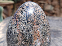 Polished Black Tourmaline In Matrix Standing Free Forms x 2 From Madagascar - Toprock Gemstones and Minerals