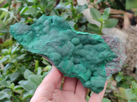 Natural Botryoidal Malachite Specimens x 2 From Kolwezi, Congo
