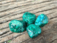 Polished Dioptase Free Forms x 20 From Likasi, Congo
