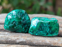 Polished Dioptase Free Forms x 20 From Likasi, Congo