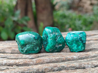 Polished Dioptase Free Forms x 20 From Likasi, Congo