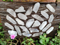 Natural Double Terminated Clear Quartz Crystals x 35 From Madagascar