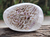 Polished Rock Crystal Standing And Free Forms x 7 From Madagascar