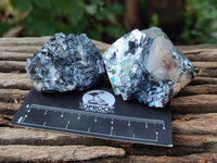 Natural Bright Silver Lead Galena Cobbed Specimens x 12 From Kaokoveld, Namibia