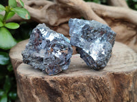 Natural Bright Silver Lead Galena Cobbed Specimens x 12 From Kaokoveld, Namibia
