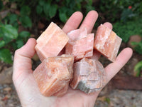Natural Sunset Orange Calcite Specimens x 24 From Spitzkop, Namibia