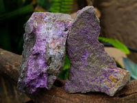 Natural Stichtite Cobbed Specimens x 8 From Barberton, South Africa