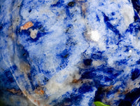 Polished Sodalite Spheres x 2 From Kunene River, Namibia