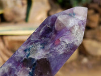 Polished Lepidolite Points x 3 From Madagascar