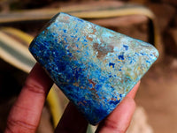 Polished Shattuckite Free Forms x 6 From Kaokoveld, Namibia