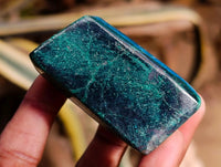 Polished Shattuckite Free Forms x 6 From Kaokoveld, Namibia