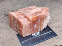 Natural Sunset Orange Calcite Specimens x 4 From Spitzkop, Namibia