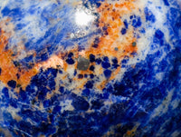 Polished Sodalite Spheres x 2 From Kunene River, Namibia