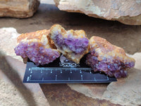 Natural Amethystos Amethyst Clusters x 37 From Kwaggafontein, South Africa