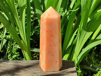 Polished Orange Twist Calcite Tower x 1 From Maevantanana, Madagascar