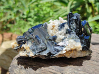 Natural Schorl Black Tourmaline Specimens with Associated Minerals x 3 From Erongo, Namibia