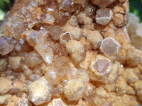 Natural Golden Limonite Quartz Clusters x 2 From Solwezi Zambia