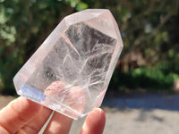 Polished Clear Quartz Crystals x 6 From Madagascar