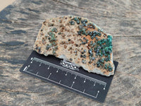 Natural Libethenite Crystals On Dolomite Matrix Specimens x 6 From Shituru, Congo